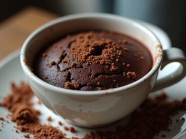 Mug cake au chocolat : recette saine, rapide et ultra facile à réaliser